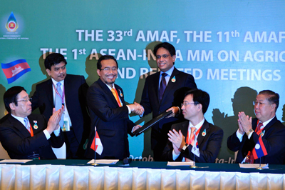 Joint Press Statement of the 11<sup>th</sup> ASEAN Ministers of Agriculture and Forestry and the Ministers of Agriculture of the Peoples Republic of China, Japan and the Republic of Korea (AMAF Plus Three), 7 October 2011, Jakarta