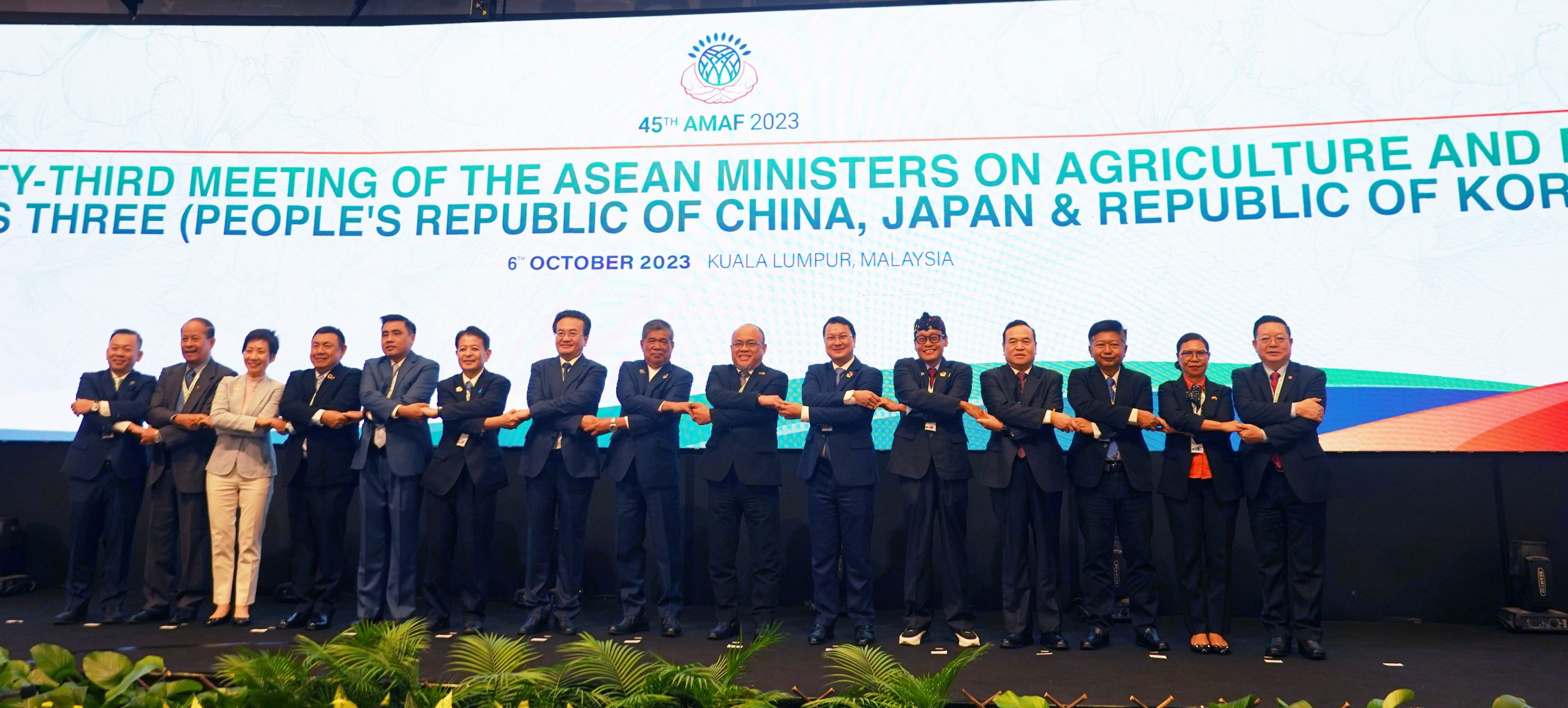 Secretary-General of ASEAN attends 23rd ASEAN Ministers on Agriculture and Forestry Plus Three Meeting