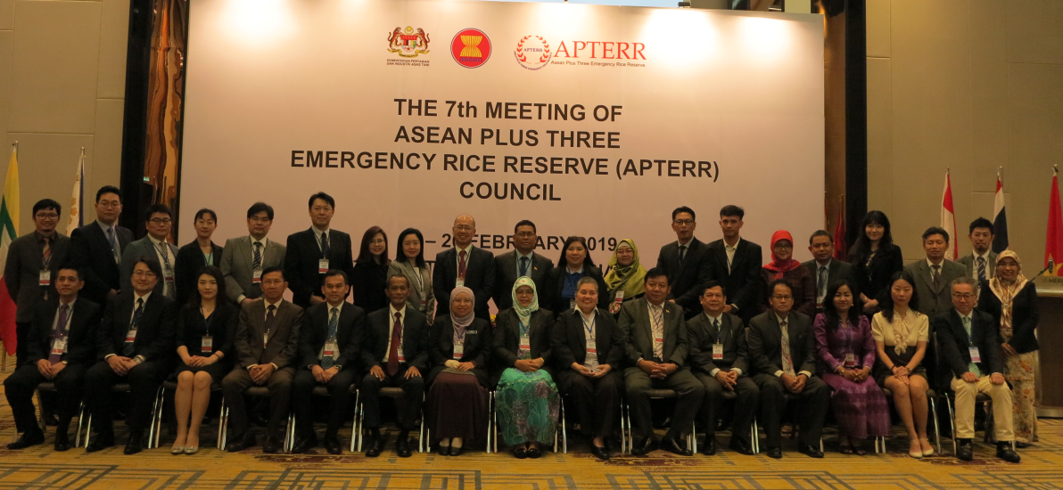 The 7<sup>th</sup> APTERR Council Meeting in Putrajaya, Malaysia on 19 – 20 February 2019