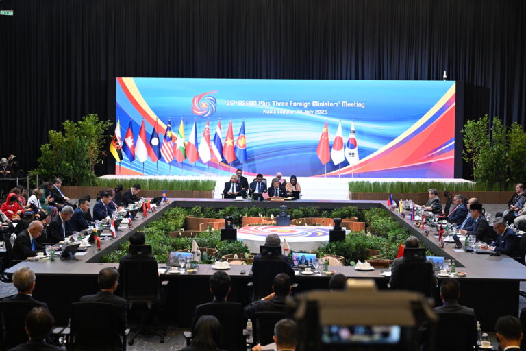 The 26th ASEAN Plus Three Foreign Ministers’ Meeting convenes in Kuala Lumpur